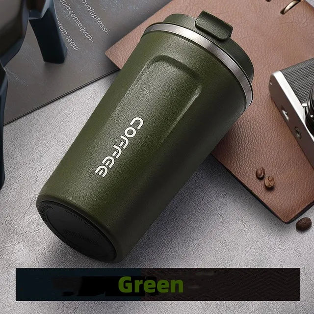 tainless Steel Coffee Cup Travel Thermal Mug Leak-Proof Thermos Bottle Tea Coffee Mug Vacuum Flask Insulated Cups