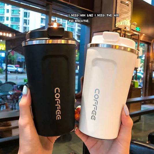 tainless Steel Coffee Cup Travel Thermal Mug Leak-Proof Thermos Bottle Tea Coffee Mug Vacuum Flask Insulated Cups